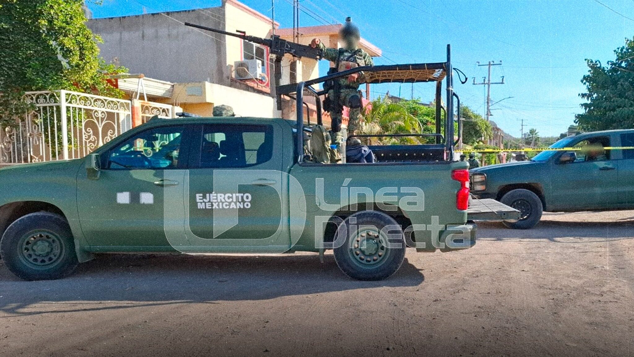 Elementos del Ejército Mexicano se desplegaron en Culiacán tras un ataque armado en la colonia 5 de febrero
