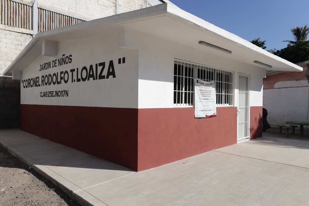 Kínder Rodolfo T. Loaiza entregado en Guasave