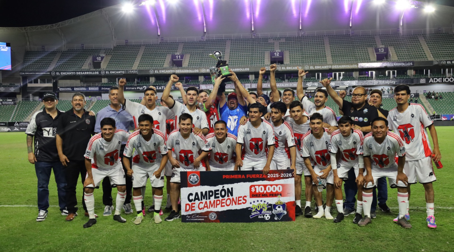 Familia Fajardo se corona como Campeón de Campeones de la Liga de Futbol Primera Fuerza Libre de Mazatlán