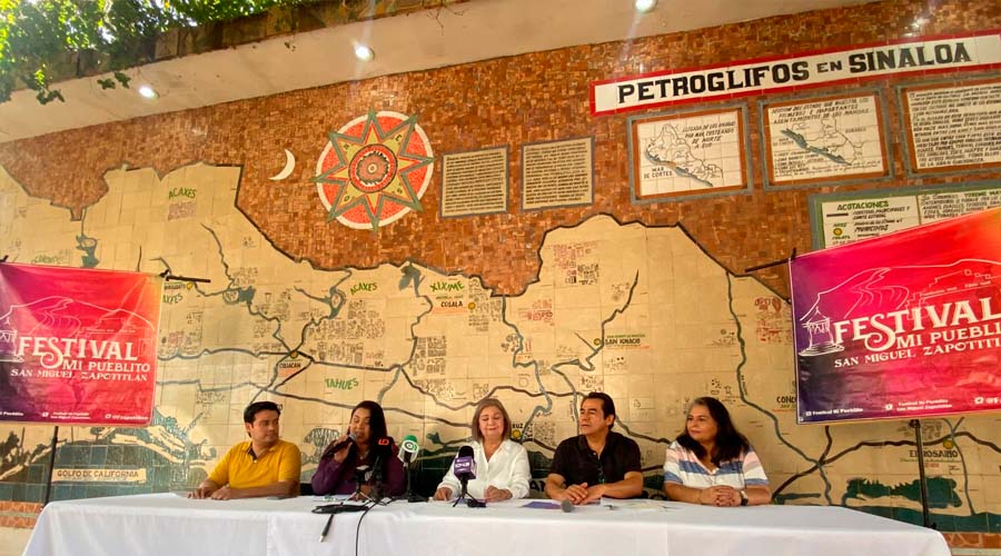 Conferencia de prensa en Los Mochis sobre el Festival Mi Pueblito 2025