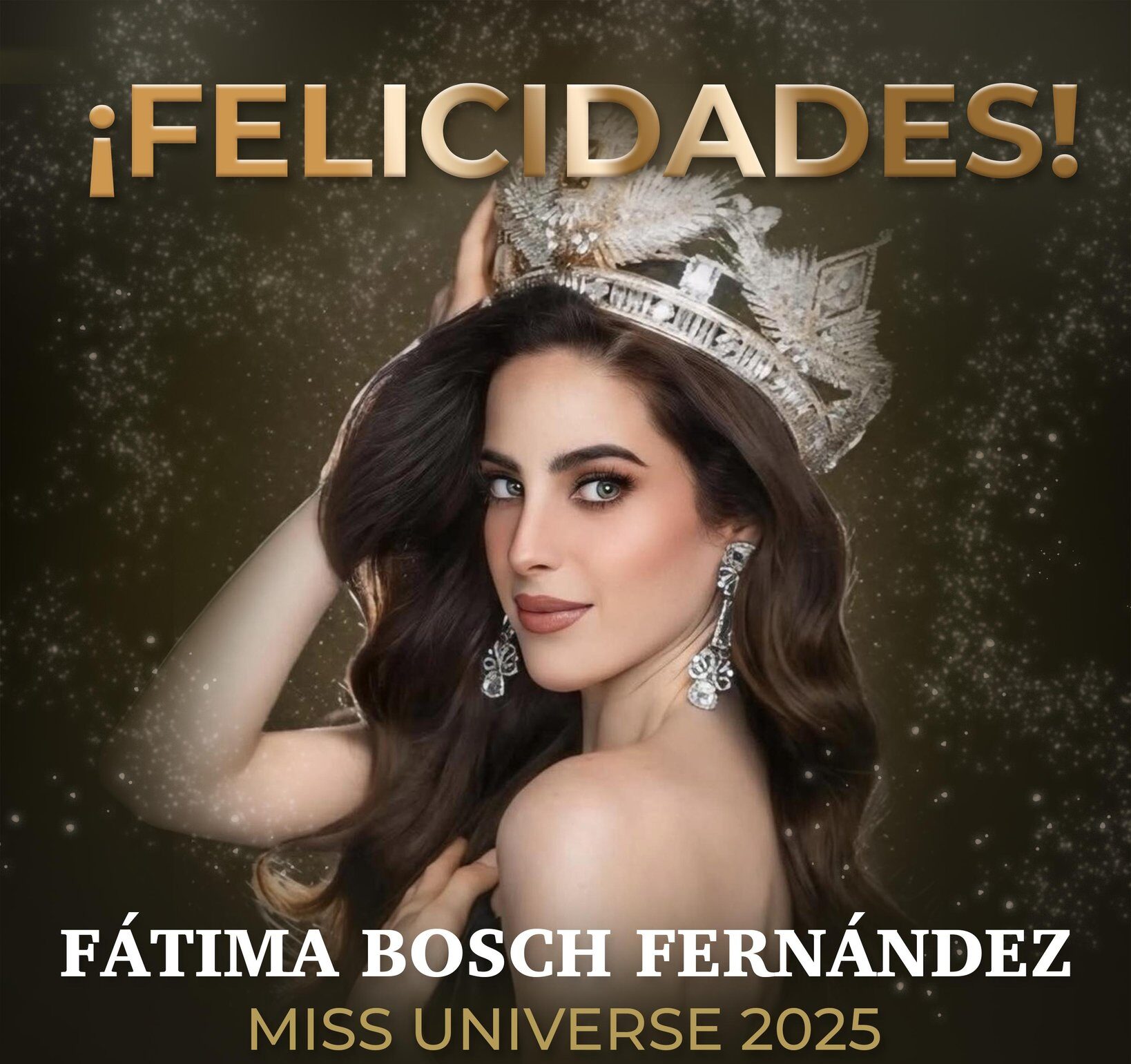 Gobernador de Tabasco celebra triunfo de Fátima Bosch en Miss Universo 2025
