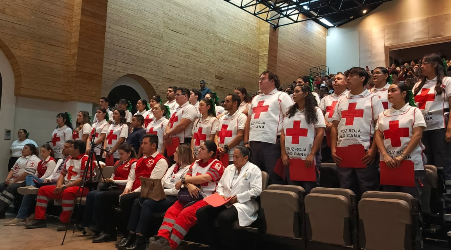 Graduación de socorristas de la Cruz Roja Los Mochis