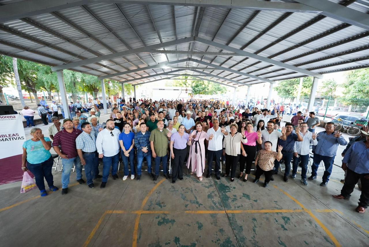 Informe de labores Tere Guerra llevado a cabo en el municipio de Sinaloa
