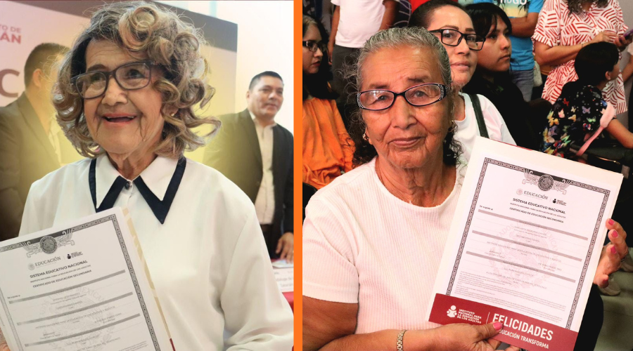 Personas mayores han completado un nivel educativo