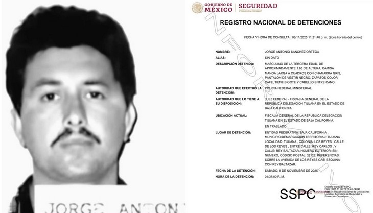 FGR reporta detención Jorge Antonio, exagente presuntamente implicado en el caso Colosio