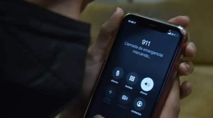 Llamada de emergencia al 911