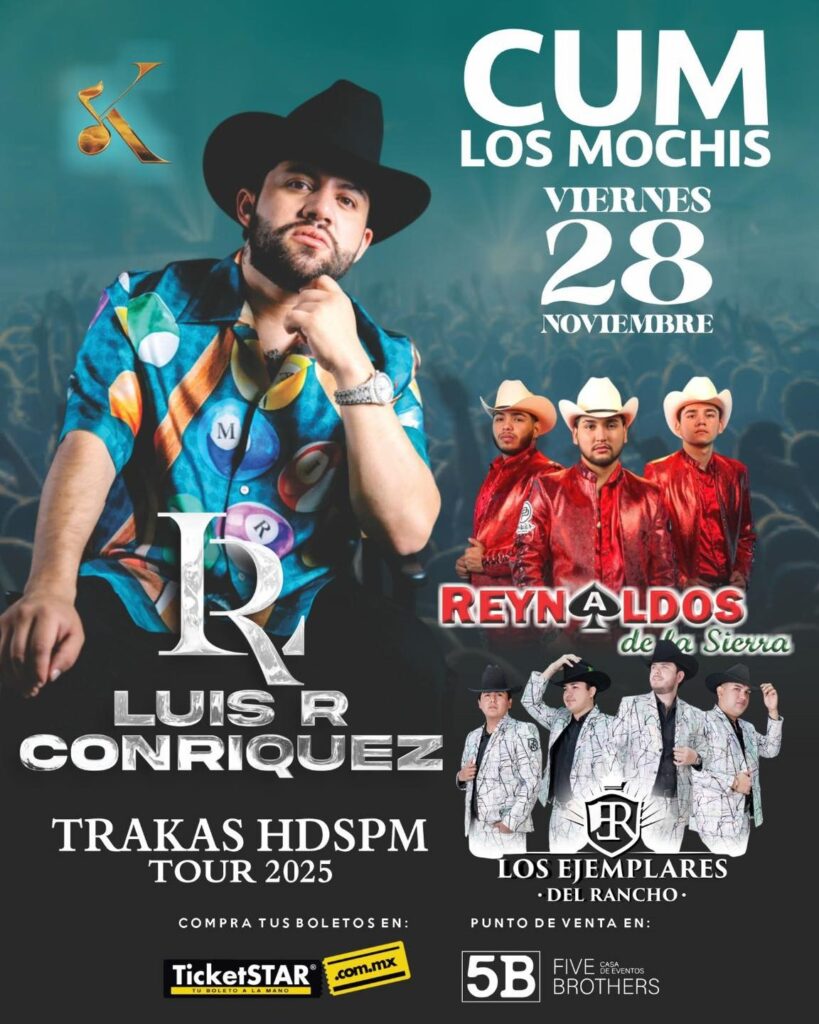 Promocional de Luis R Conríquez en Los Mochis