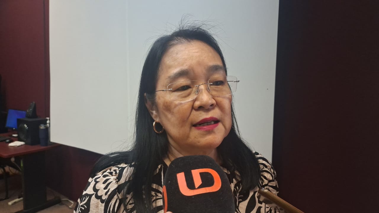 La integrante de la red de capacitación de Nacional Financiera, Lydia Kyoko Inukai Sashira en entrevista para Línea Directa
