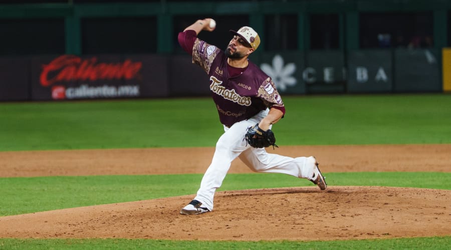 Manny Barreda es elegido Pitcher de la Semana en la Liga Mexicana del Pacífico