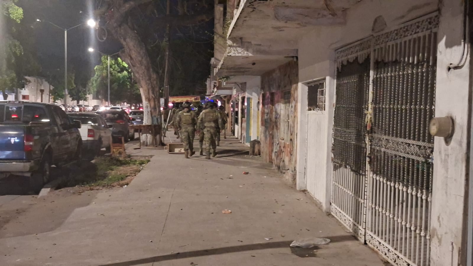 Marinos en operativo