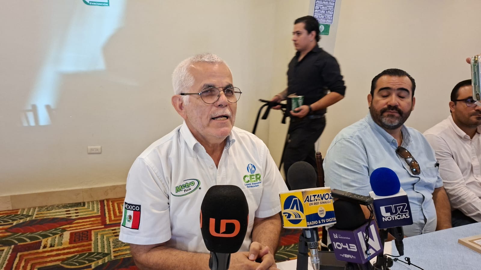 Mario Zazueta Félix, secretario de la Comisión Ejecutiva del Consejo Empresarial Restaurantero (CER) en Los Mochis