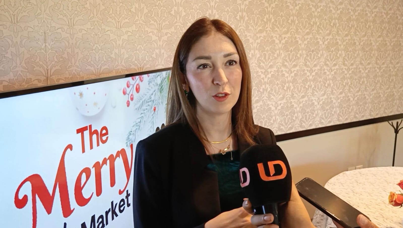 Marissa Menéndez de Llano Chávez entrevistada por Línea Directa