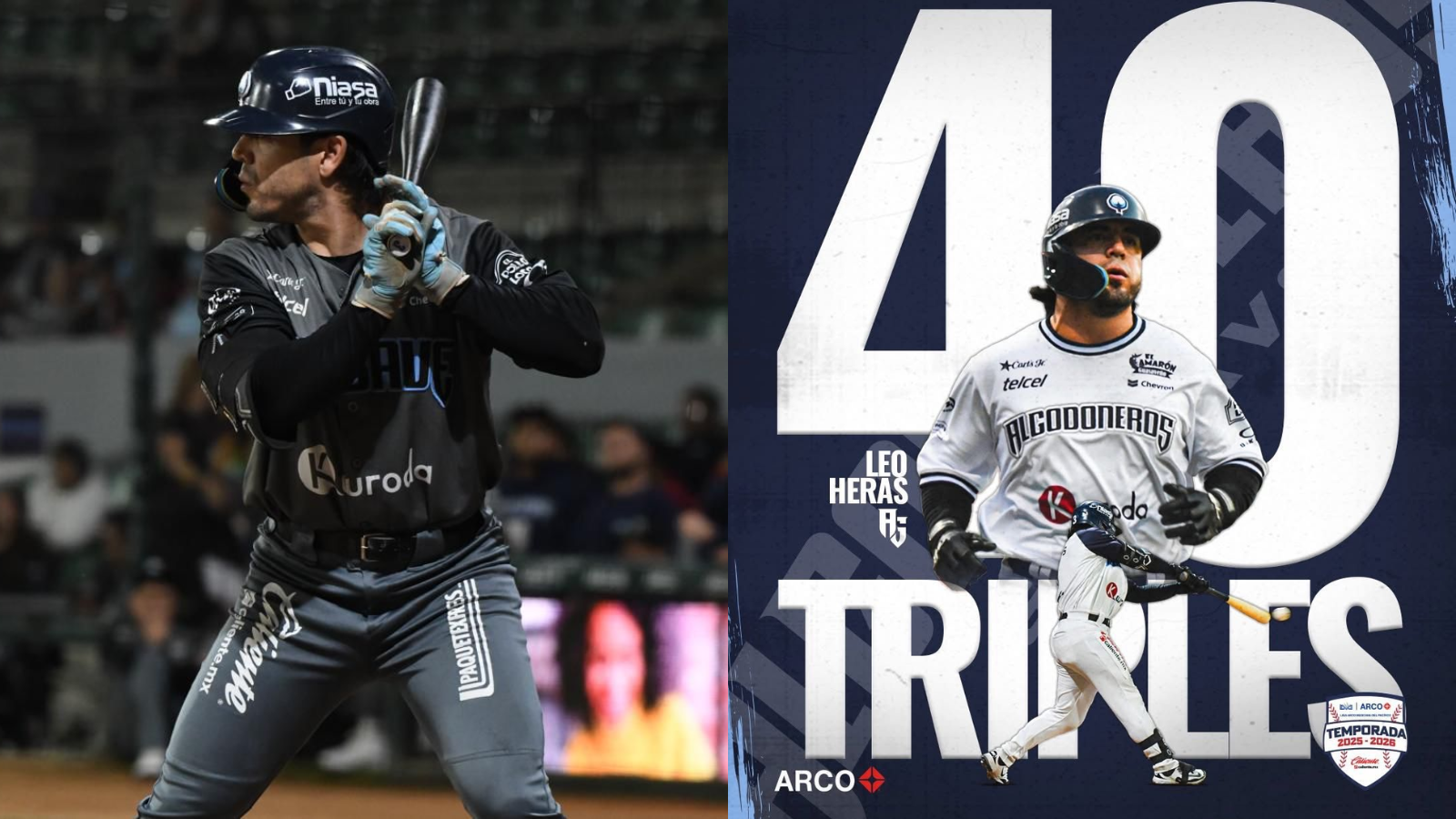 Así fue como Matías Carillo y Leo Heras se felicitaron al empatar el récord de triples