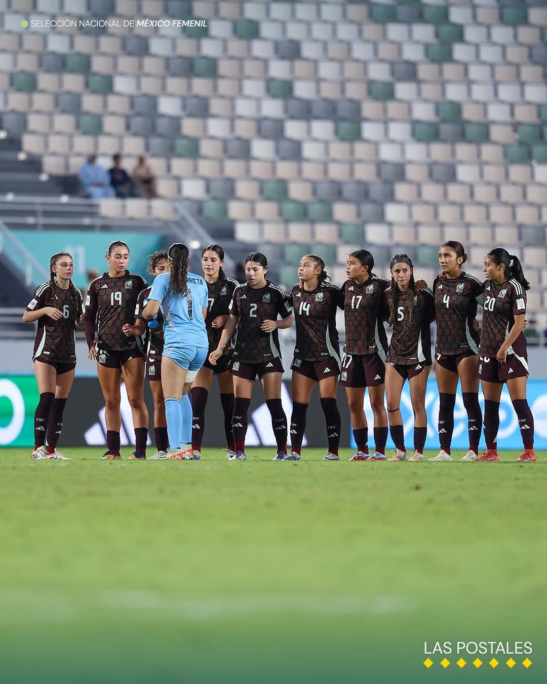 Jugadoras de la Selección Mexicana Sub 17 en el Mundial sub 17 en Marruecos