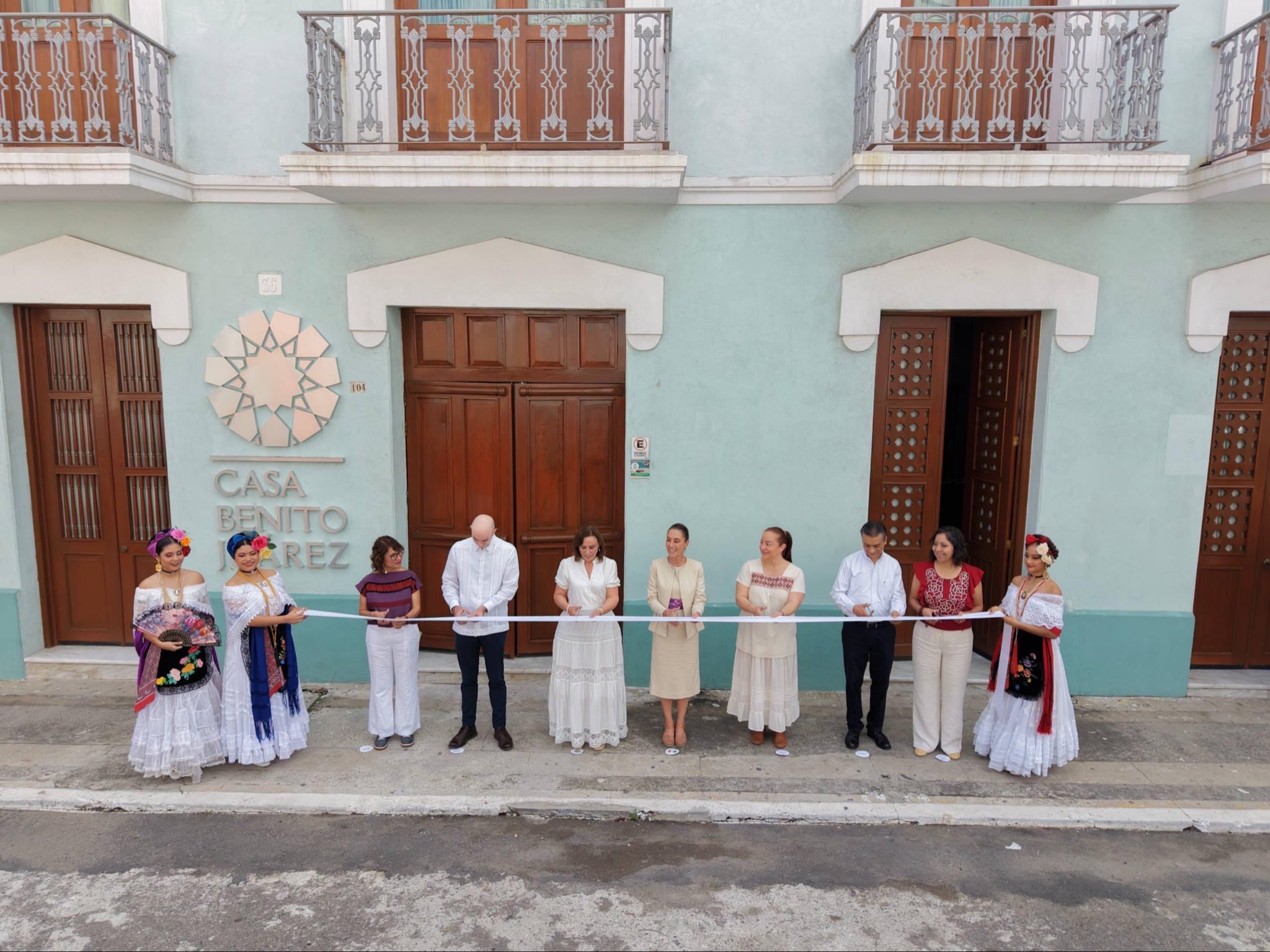 Claudia Sheinbaum inaugura Museo Casa Benito Juárez en el estado de Veracruz