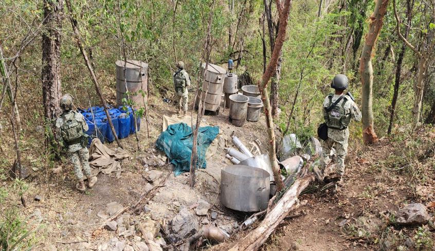 Ejército neutraliza un laboratorio clandestino