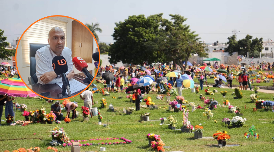Panteón de Mazatlán en día de muertos