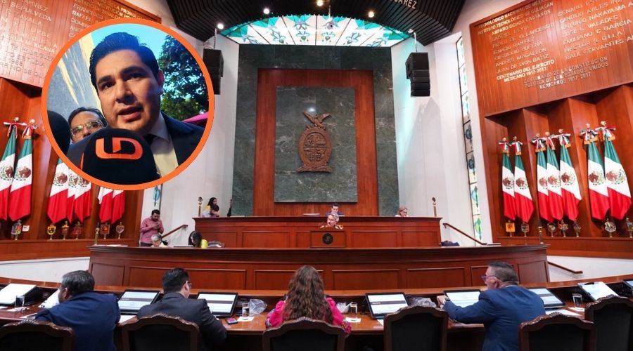 Congreso de Sinaloa junto a el secretario de Administración y Finanzas, Joaquín Landeros Güicho