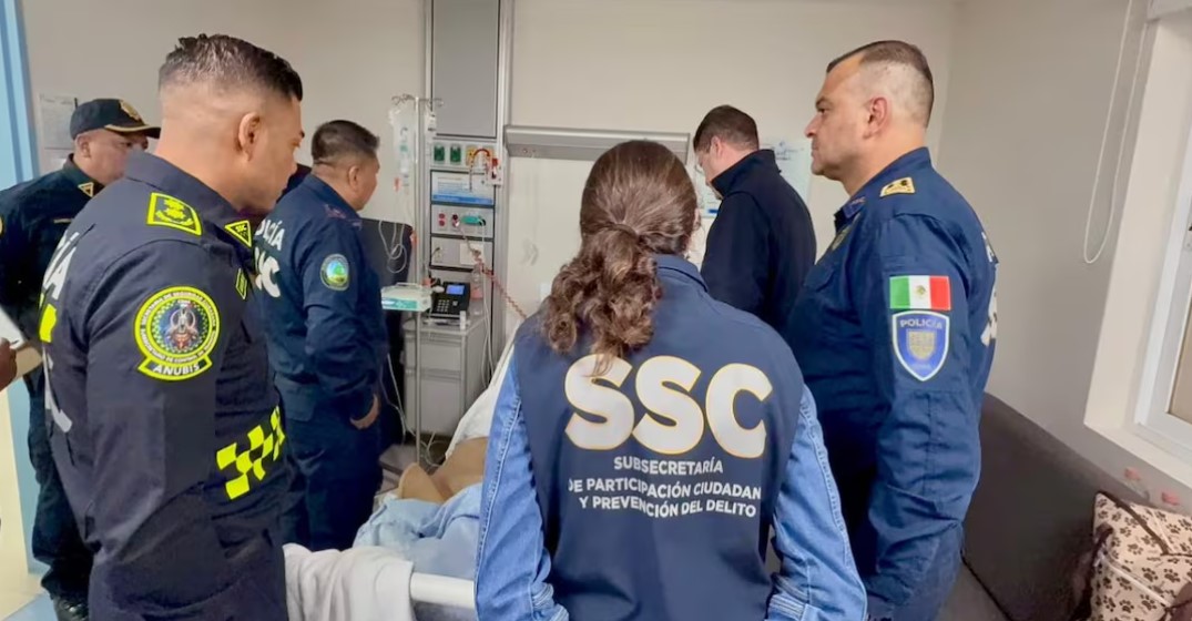 Cinco policías siguen hospitalizados tras actos violentos en marcha de la 
