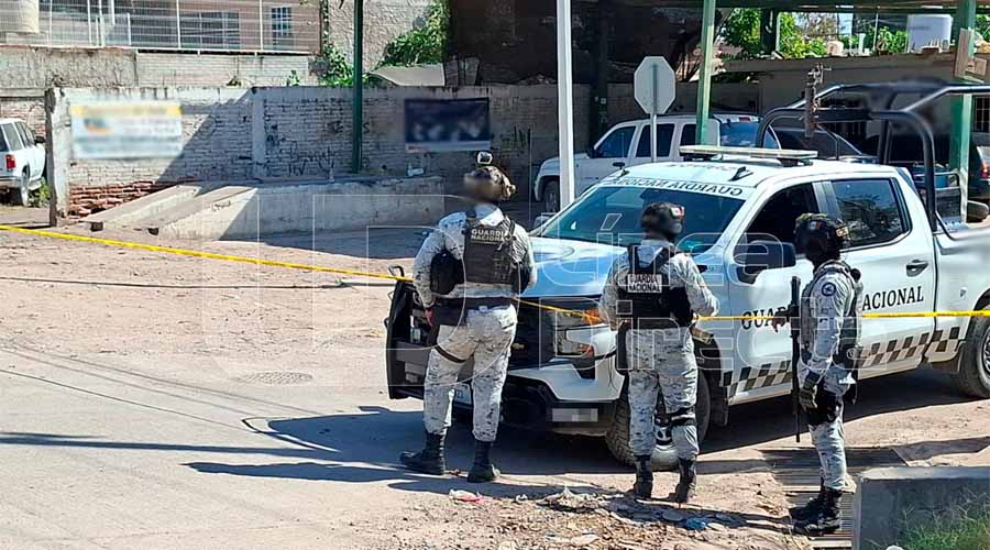 Elementos de Guardia Nacional atienden reporte de un ataque con explosivos en Navolato