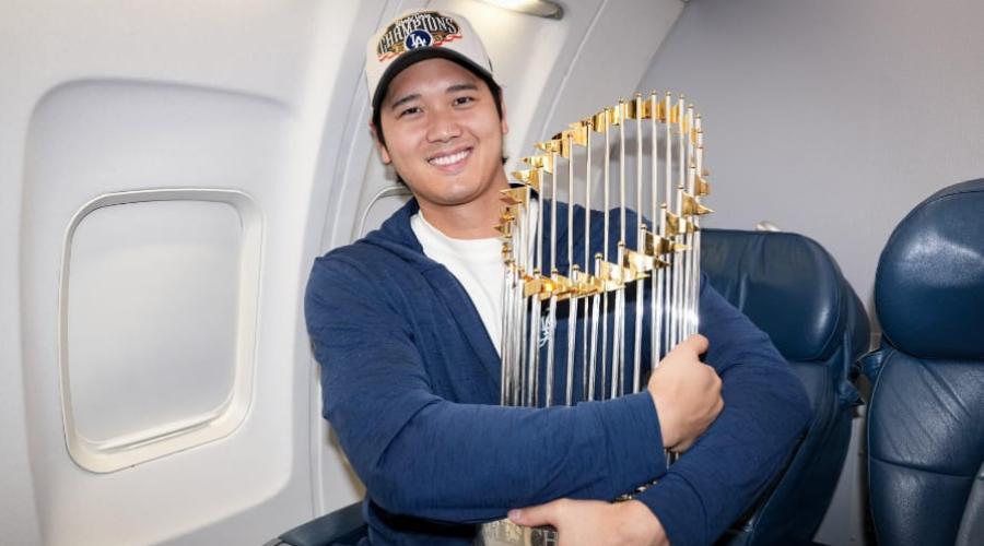 Shohei Ohtani, pelotero japonés de Los Ángeles Dodgers