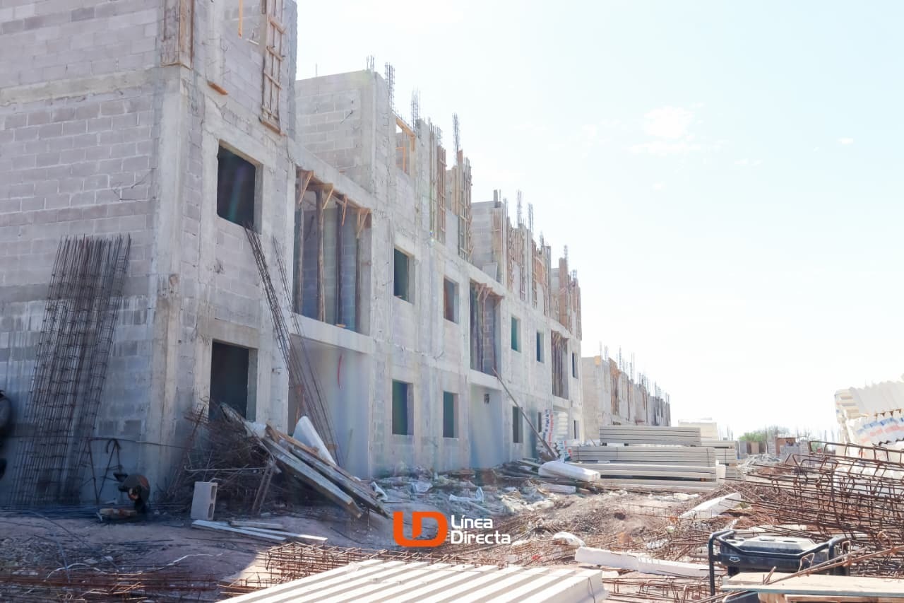 Casas en construcción en Los Mochis