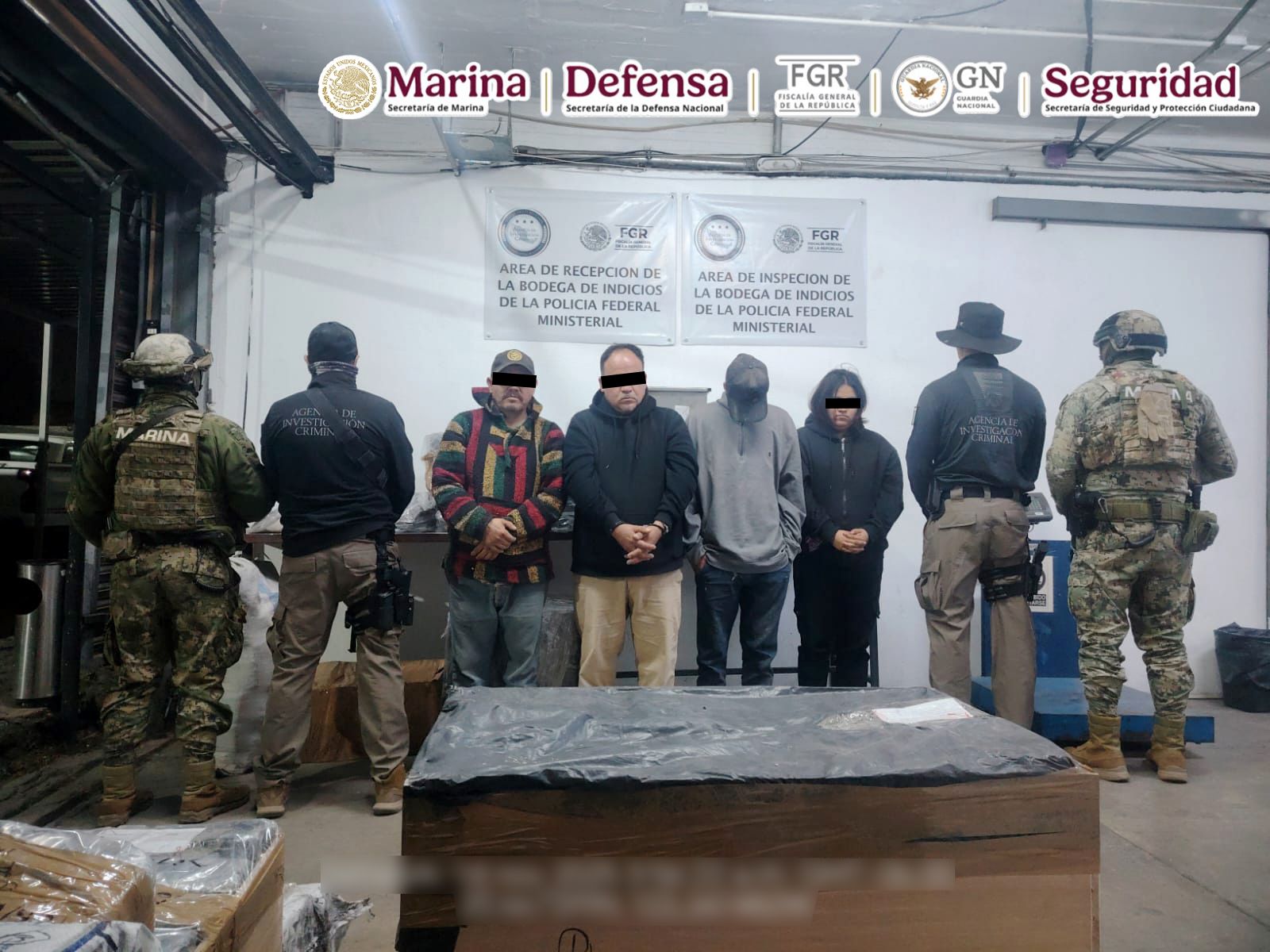 Desmantelan en Jalisco célula que ocultaba droga en maquinaria industrial