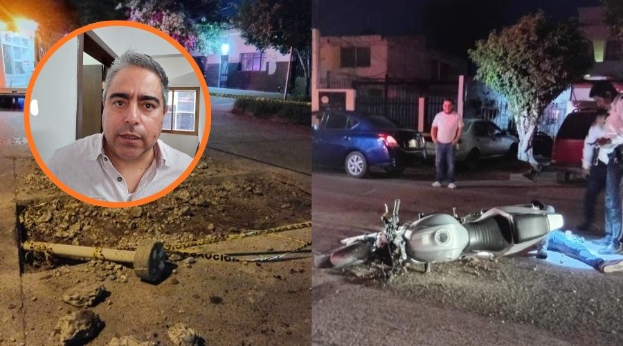 El director de Obras Públicas, Jesús Ernesto Tapia, habla sobre el accidente de un hombre que cayó en una zanja en Los Mochis