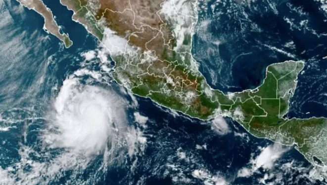 La actividad ciclónica en el océano Pacífico está por llegar a su fin. Foto ilustrativa del SMN.