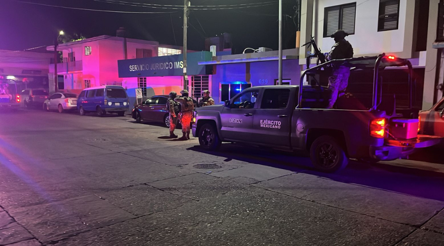 Elementos del Ejército Mexicano se movilizaron al lugar tras el reporte del ataque a balazos