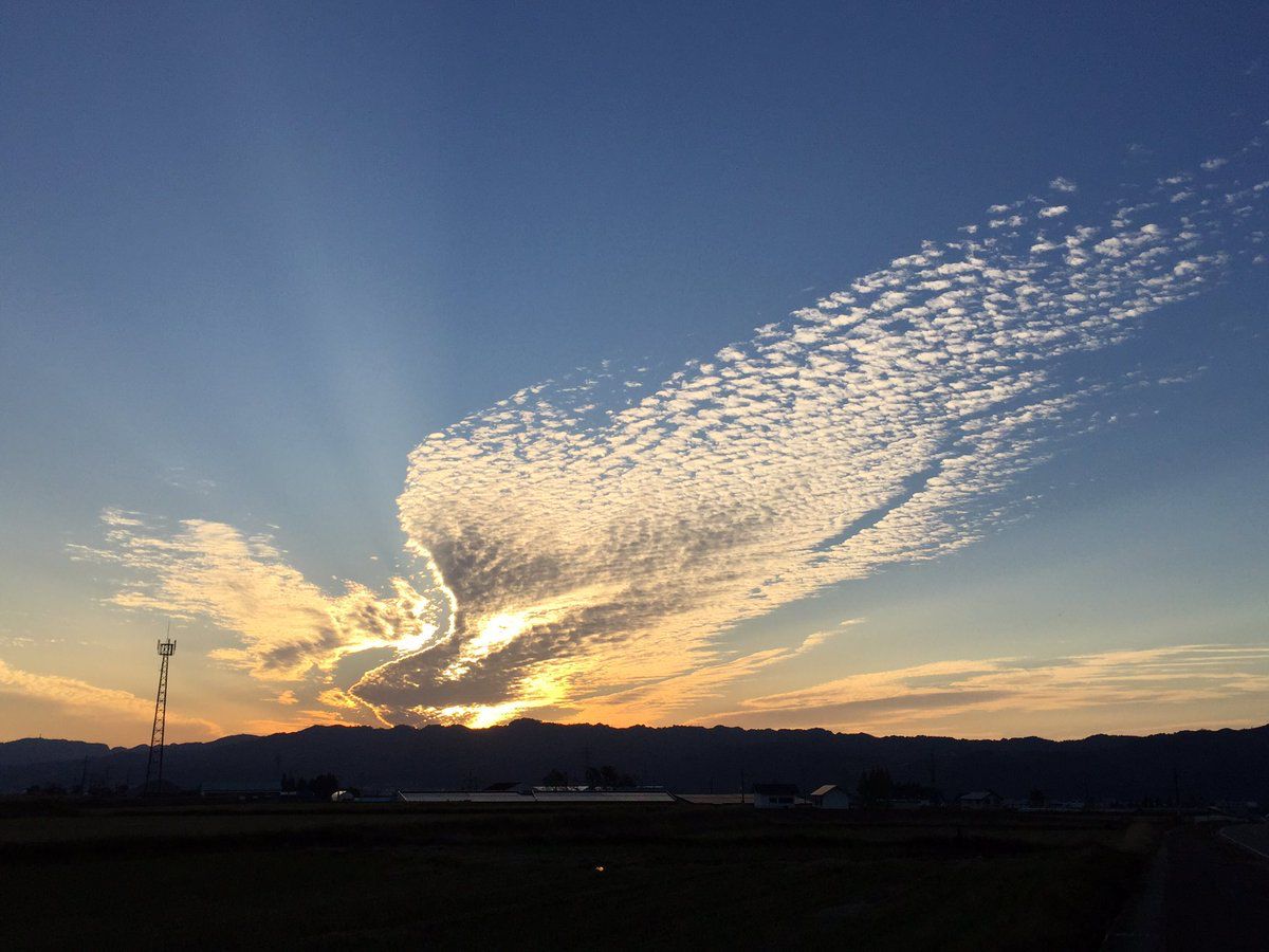 Cielo azul con nubes 