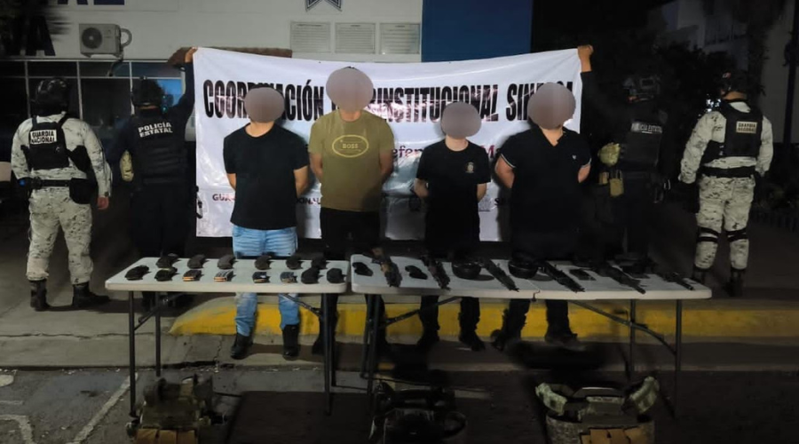 Seis personas fueron detenidas tras operativo