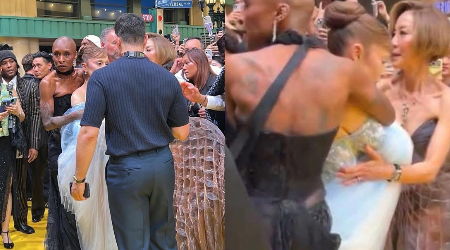 Fan ataca a Ariana Grande en el estreno de Wicked 2 en Singapur