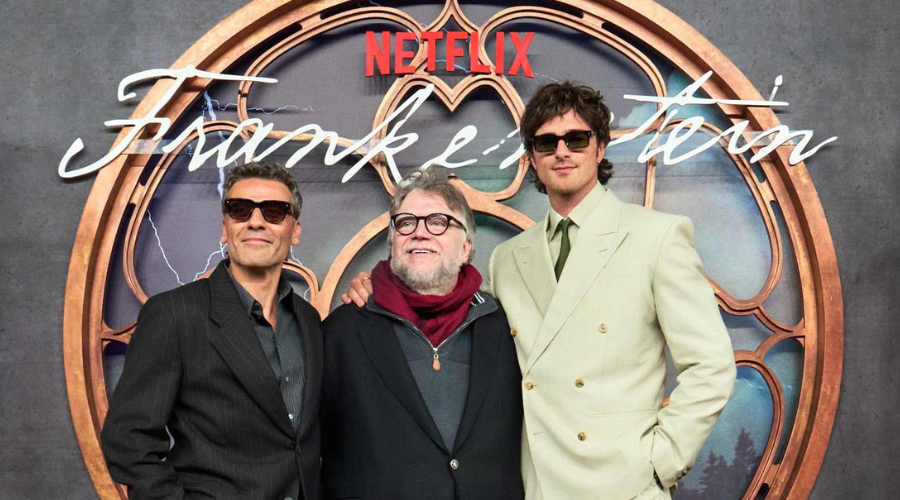 Guillermo del Toro, Óscar Isaac y Jacob Elordi