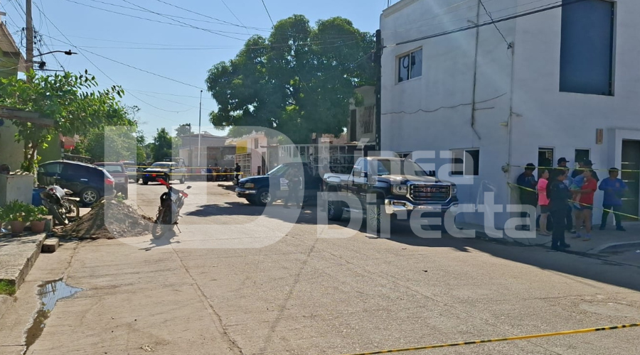 Policía delimita el área del doble homicidio