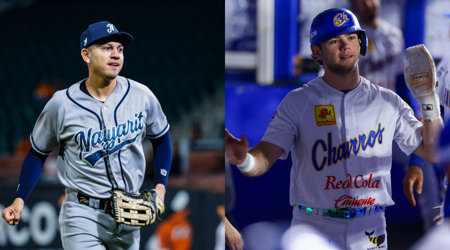 Jugadores de Jaguares de Nayarit y Charros de Jalisco