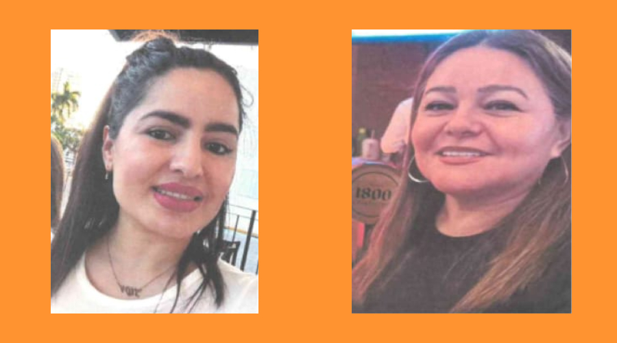 Teresa de Jesús Morales Ontiveros y Herminia Guadalupe Rivera Rendón, las dos mujeres privadas de su libertad en Mazatlán.