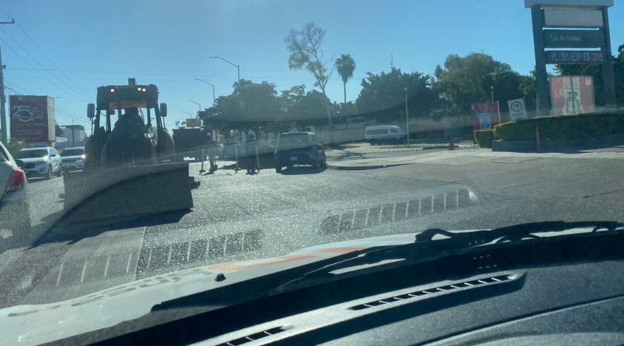 Así luce el tramo el cual van a rehabilitar