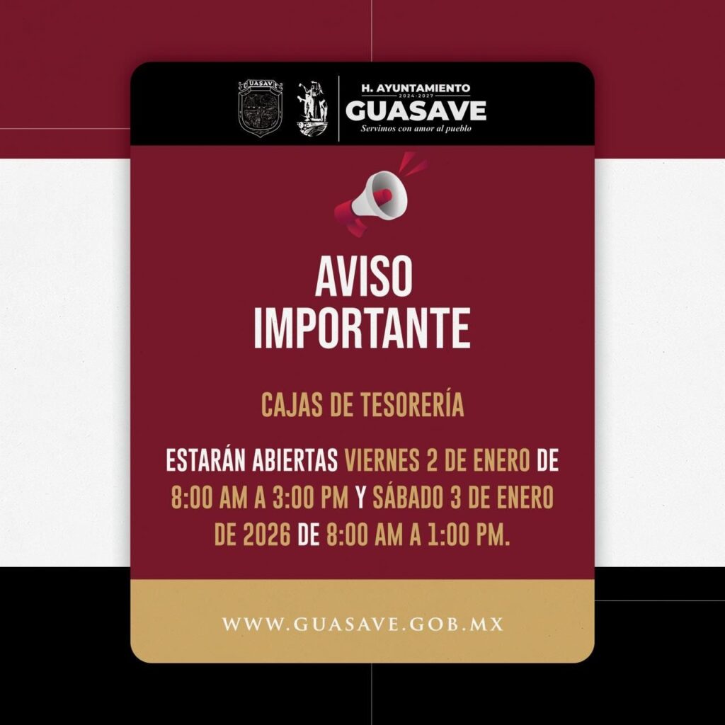 Aviso de horarios de trabajo