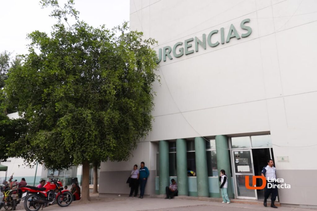 Acceso a urgencias del Hospital General de Los Mochis