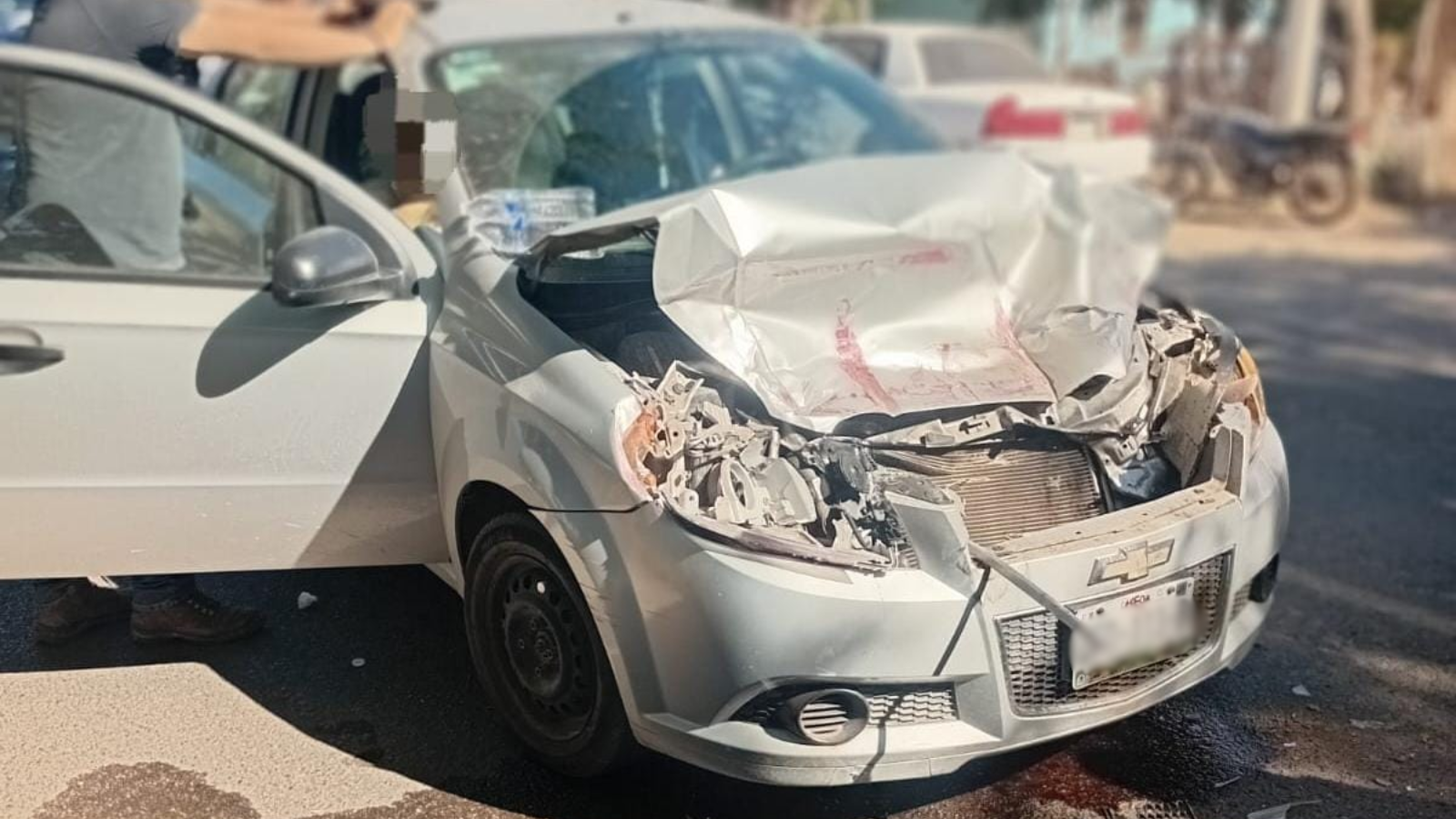 Accidente automovilístico en Guasave