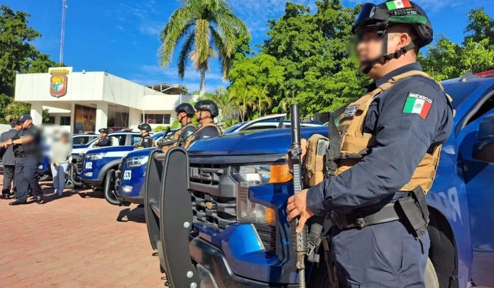 Elementos de la policía Municipal de Guasave