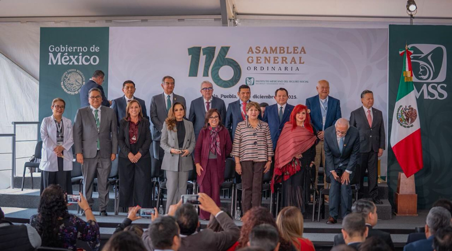Asamblea General Ordinaria del IMSS en Puebla