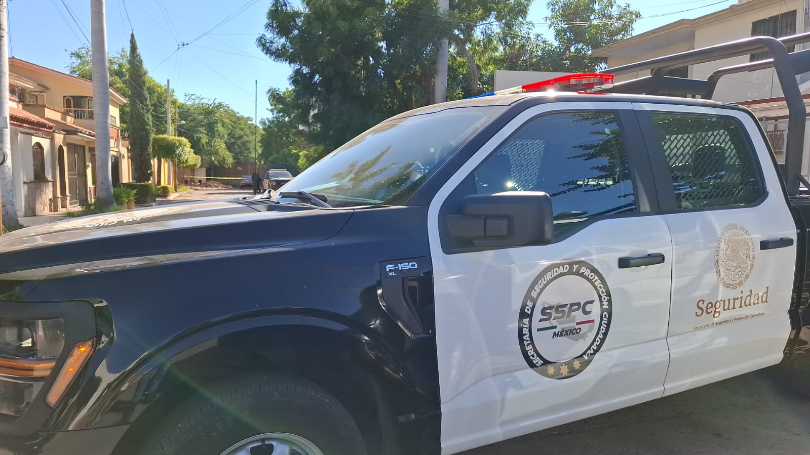 Patrulla de la Secretaría de Seguridad y Protección Ciudadana