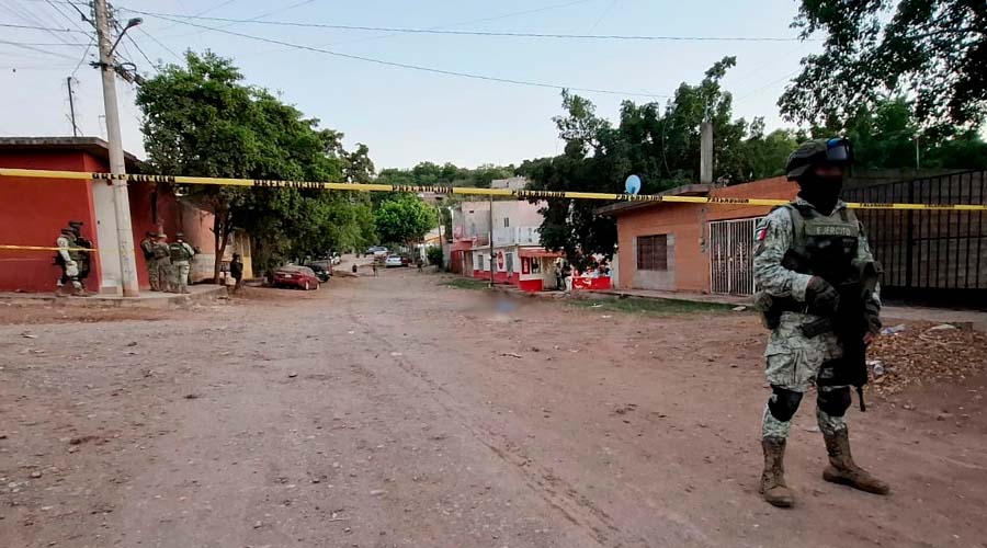 Elementos del Ejército Mexicano en colonia Buenos Aires, Culiacán