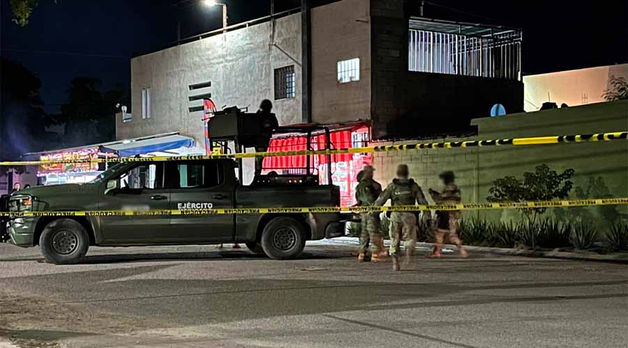 Elementos del Ejército Mexicano atienden reporte de ataque armado en Culiacán