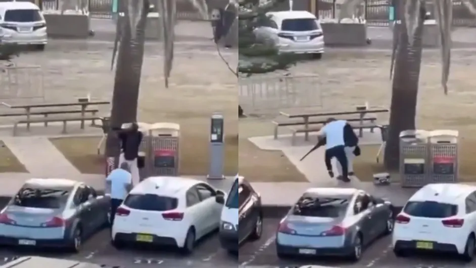 ¡Héroe! Captan momento en que transeúnte enfrenta y desarma a tirador durante ataque en Australia