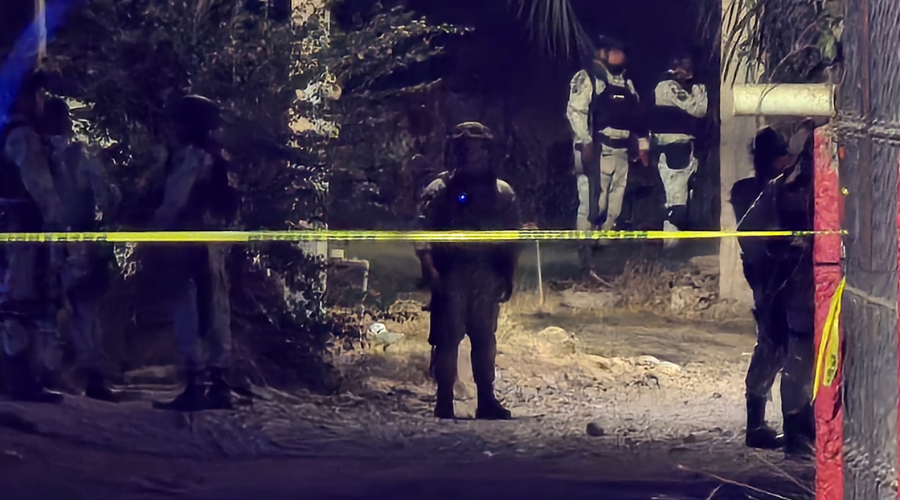 Guardia Nacional delimita el área del ataque armado