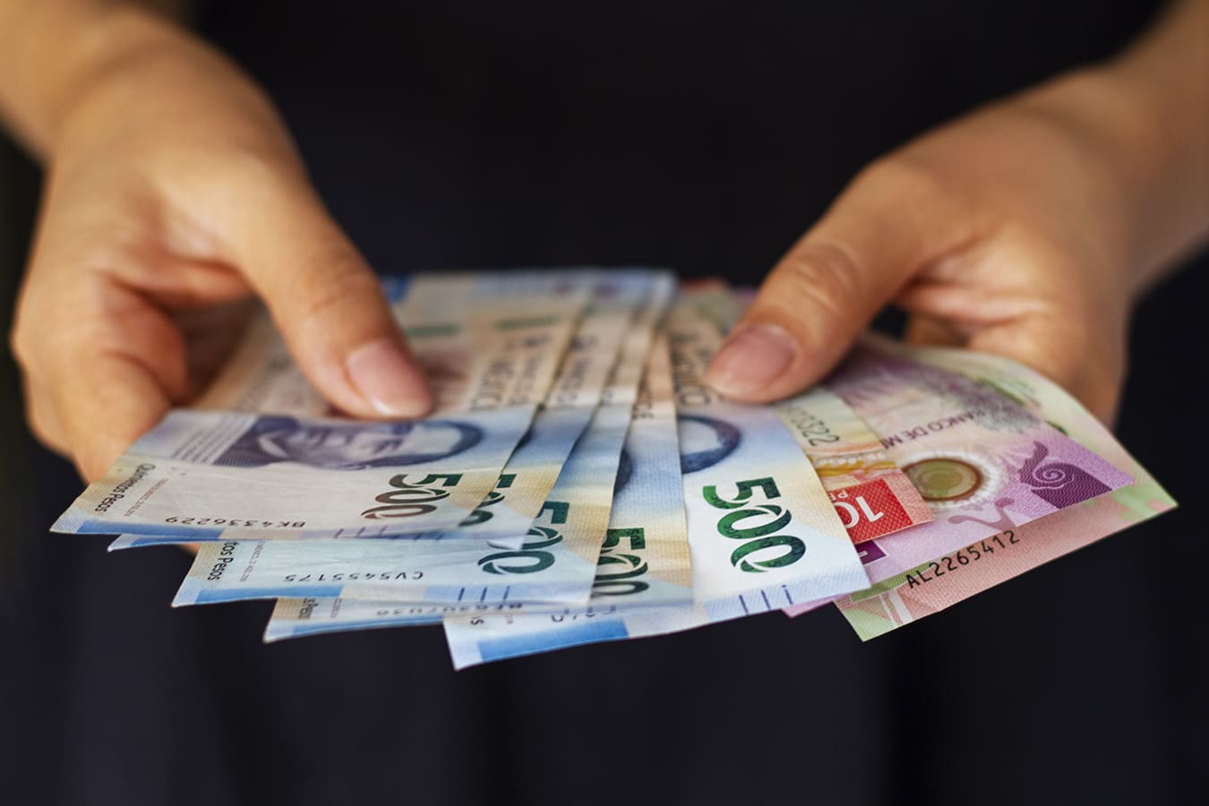 Billetes de 500 pesos mexicanos