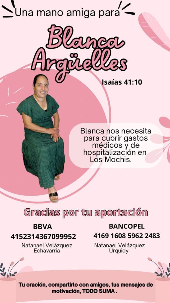 Flyer color rosa con una imagend e una persona e información